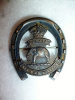 Victorian 19th Hussars Hollow Silver Regimental Sweetheart Brooch